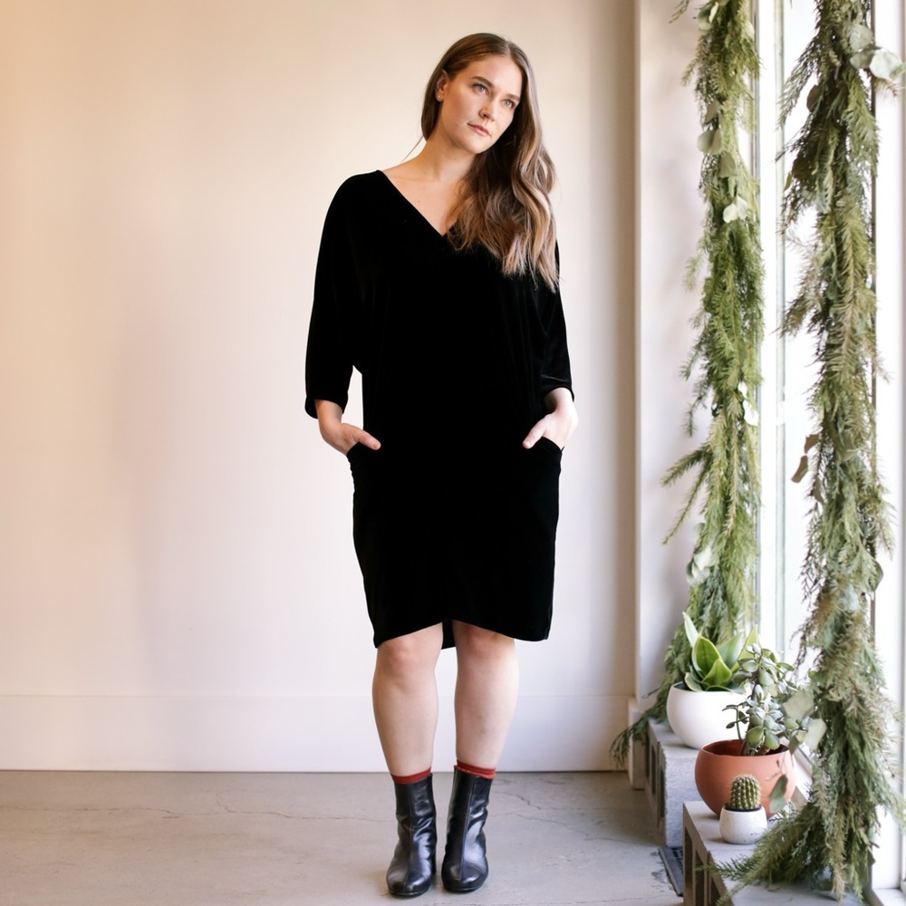 Rachel Craven Gwathemey silk velvet dress